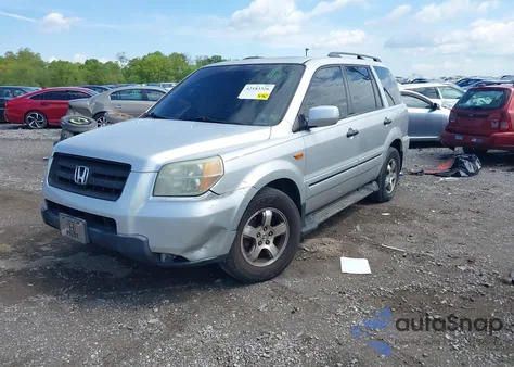 2006 Honda Pilot Ex-L из США, поврежденный, VIN 2HKYF18596H563583